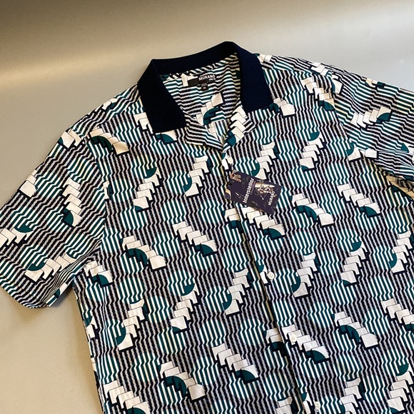 NEW Murano Vintage Retro Bowling Shirt SIZE XL - Picture 2 of 3